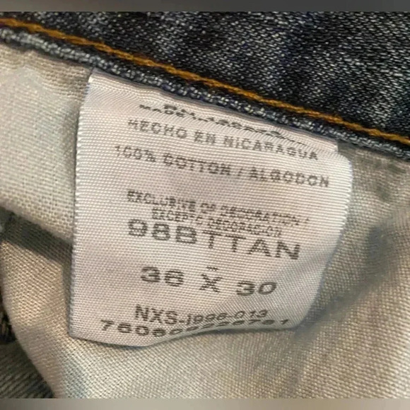 Wrangler Originals Premium‎ Quality Denim Relaxed Bootcut Cotton Men’s 38x30 EUC - Picture 6 of 9